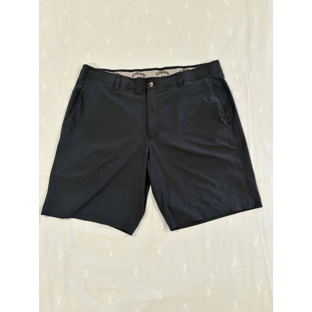 Callaway Mens Golf Shorts Charcoal Gray Performance Stretch Size 38
